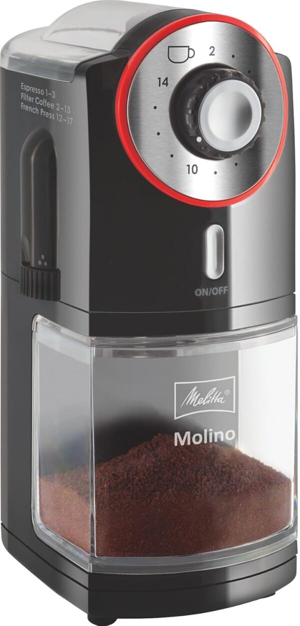 Râșniță de cafea boabe Melitta 1019-01 Molino, 100 W
