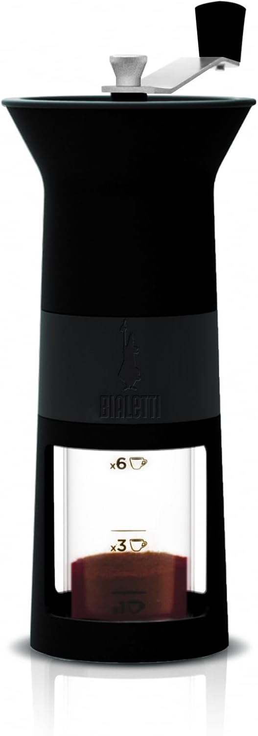 Râșniță de cafea Bialetti 1-6 căni, neagră, 30 x 20 x 15 cm