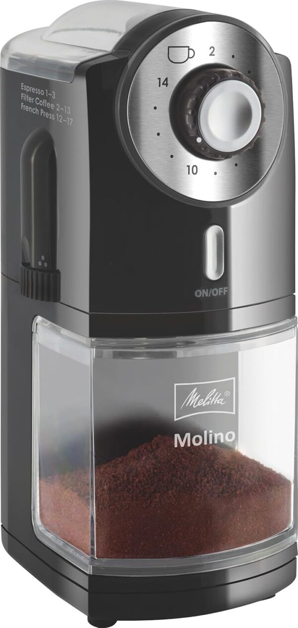 Melitta Molino 100W Negru, Oțel inoxidabil Molino, 100 W, 80 cm, 120 cm, 174,5 cm