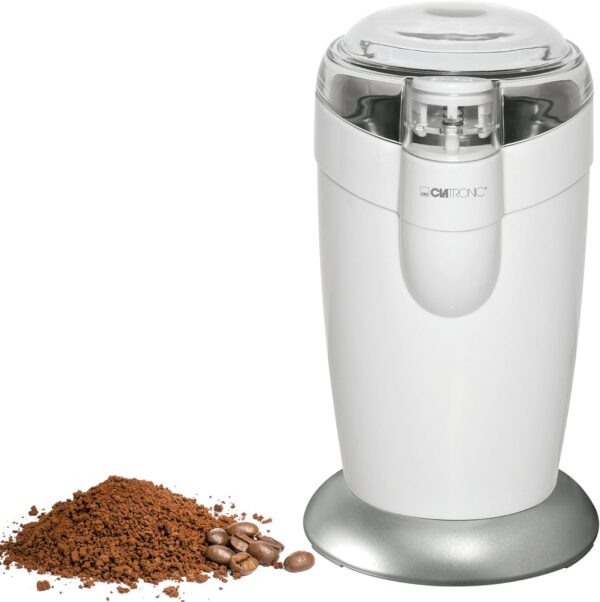 Râșniță de cafea Clatronic KSW 3306, albă